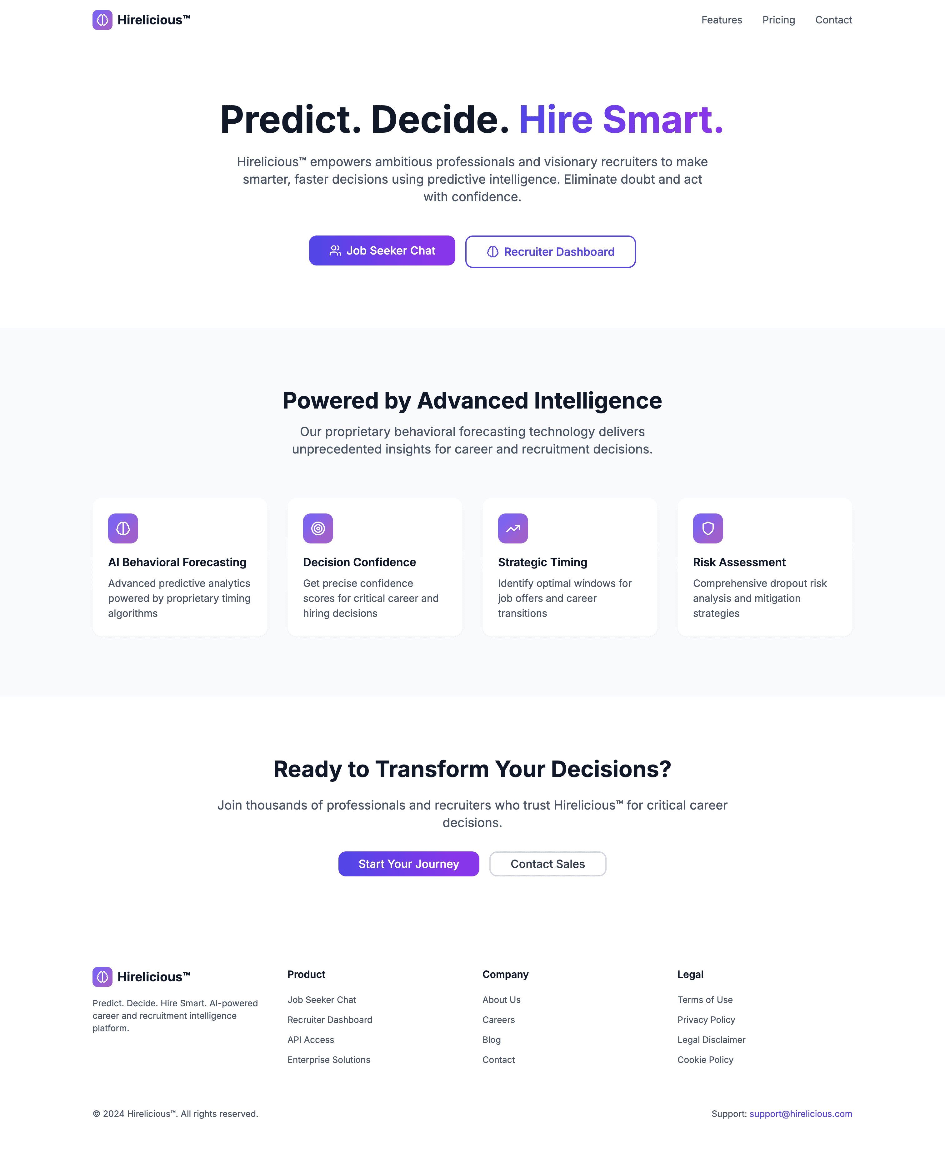 Hirelicious™ - AI-Powered Career & Recruitment Intelligence